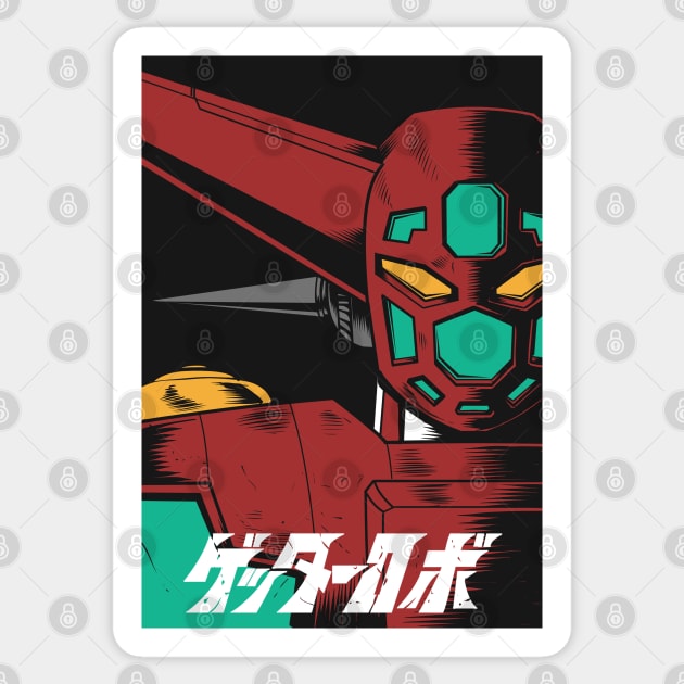 Getter Robo 1 Sticker by WahyudiArtwork